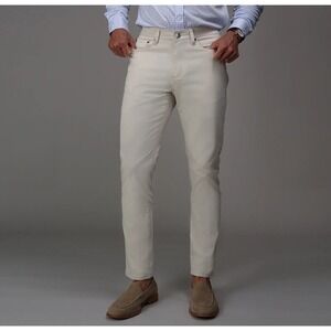 CEO 5 Pocket Pants 34×30 Collars & Co Trousers Casual Preppy Stone  Khakis NWT